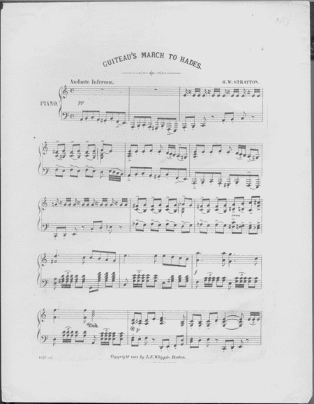 Guiteau's March To Hades. A Descriptive Piece For The Times
