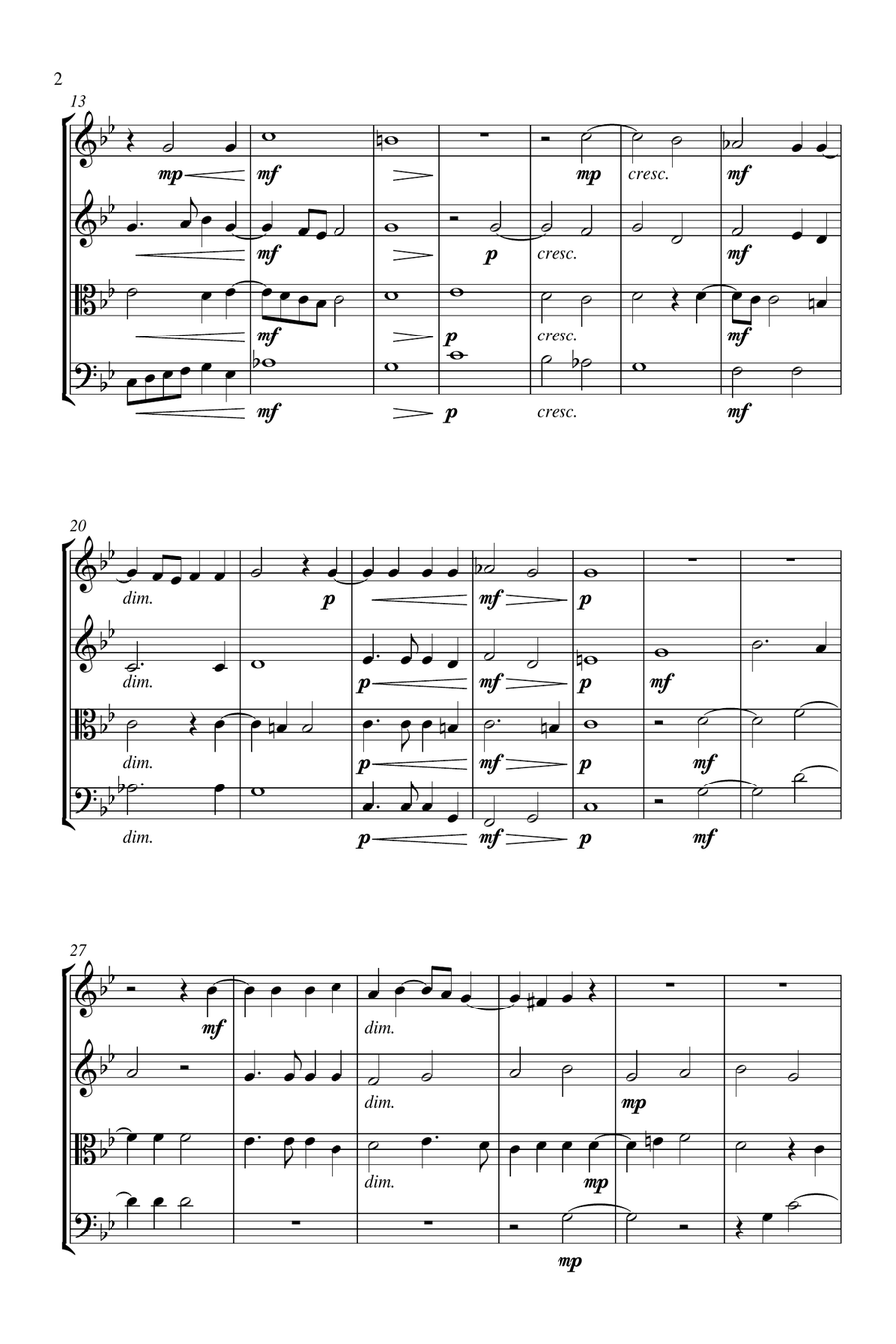 Tenebrae Responsories: O Vos Omnes A Cappella scores gallery preview page 3