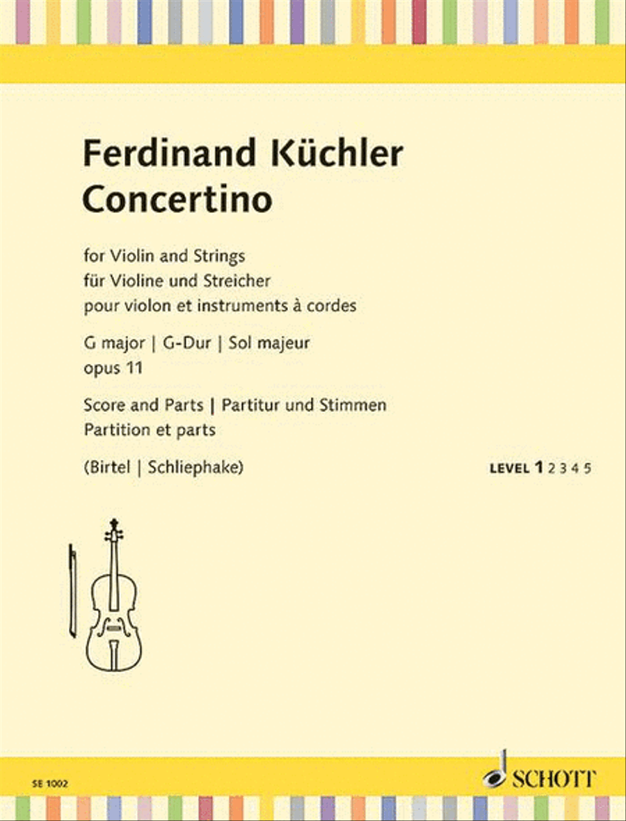 Concertino G major String Quartet scores gallery preview page 1