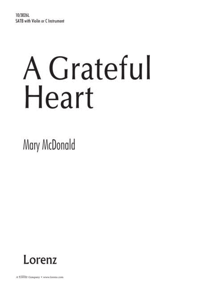 A Grateful Heart image number null