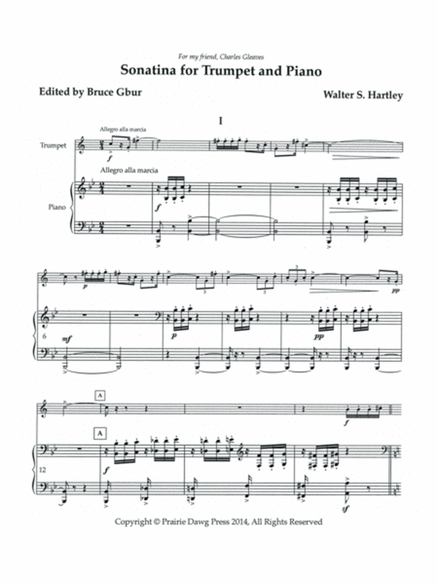 Sonatina for Trumpet and Piano
