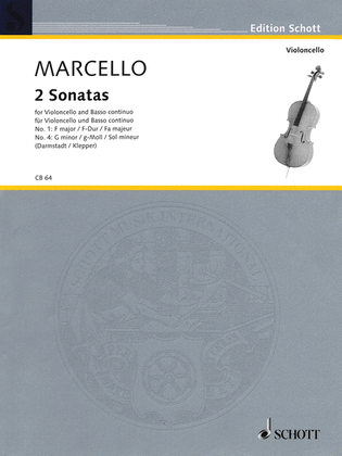 Book cover for Two Sonatas: No. 1 in F Major & No. 4 in G Minor