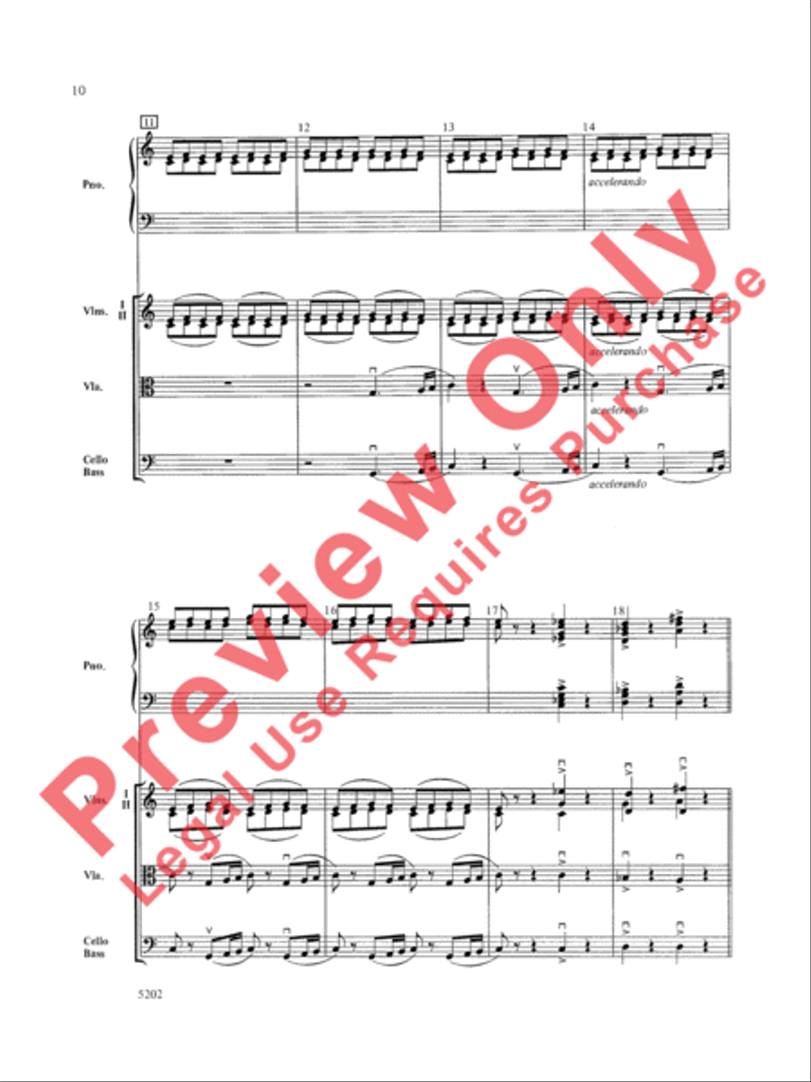 Carnival of the Animals Carnival of the Animals String Orchestra scores gallery preview page 11