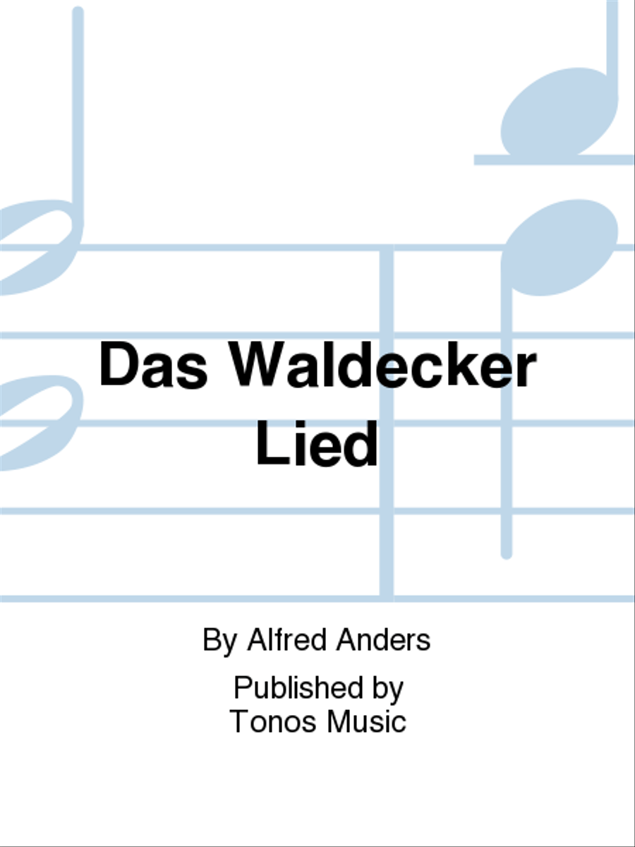 Das Waldecker Lied TTBB scores gallery preview page 1