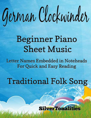 Book cover for The German Clockwinder Beginner Piano Sheet Music