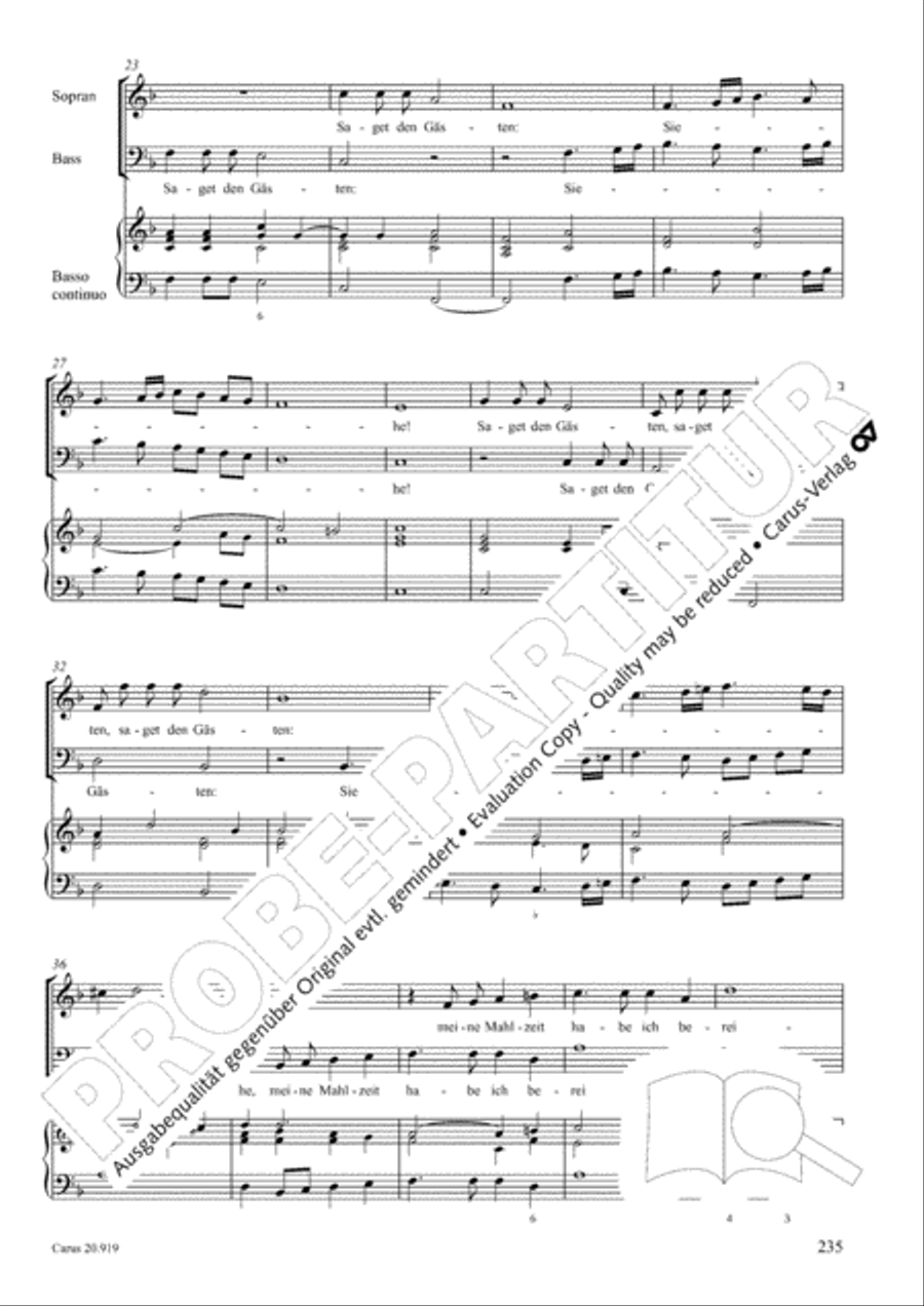 Opera varia I. Works with 1-7 parts (Complete edition, vol. 19) [Werke mit 1-7 obligaten Stimmen] Score scores gallery preview page 292