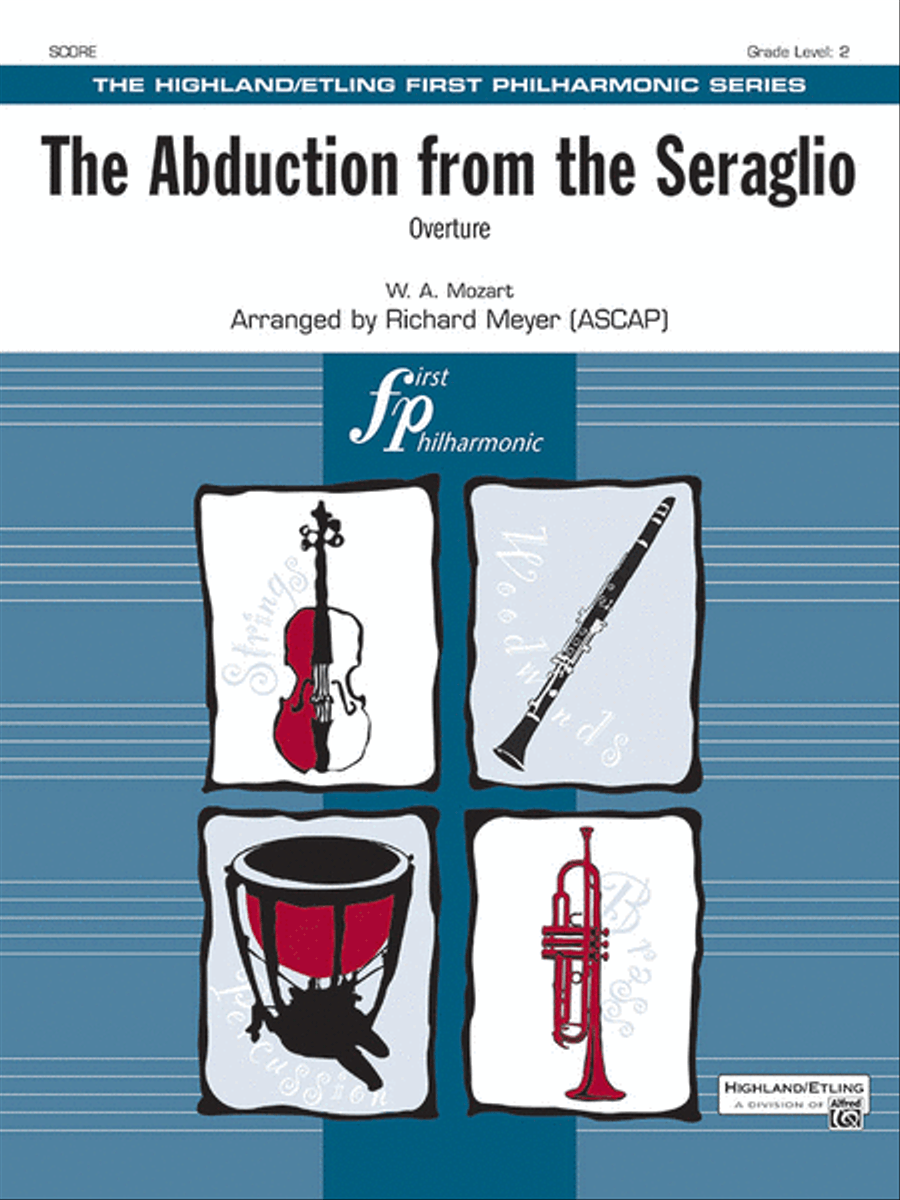 The Abduction from the Seraglio Full Orchestra scores gallery preview page 1