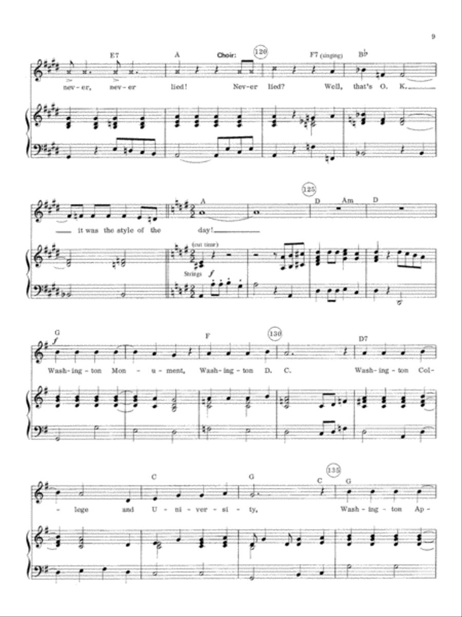 Let George Do It! Unison Choir scores gallery preview page 9