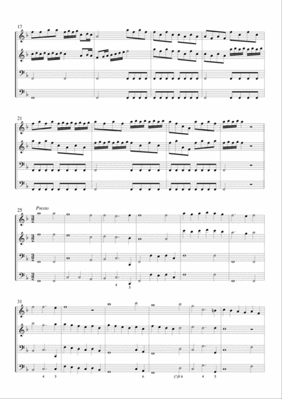 Isabella Leonarda, Sonata op.16 n.10 in F major Small Ensemble scores gallery preview page 3