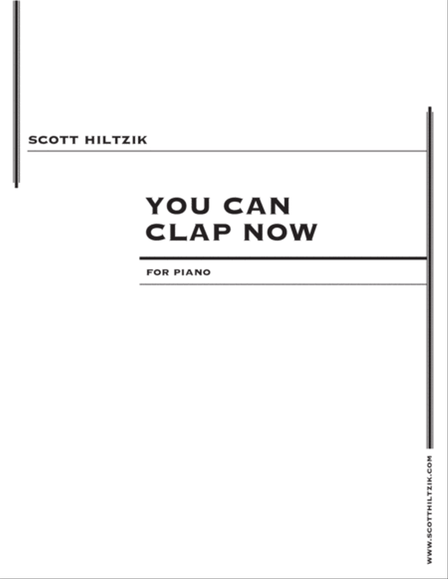 You Can Clap Now Piano Solo scores gallery preview page 1