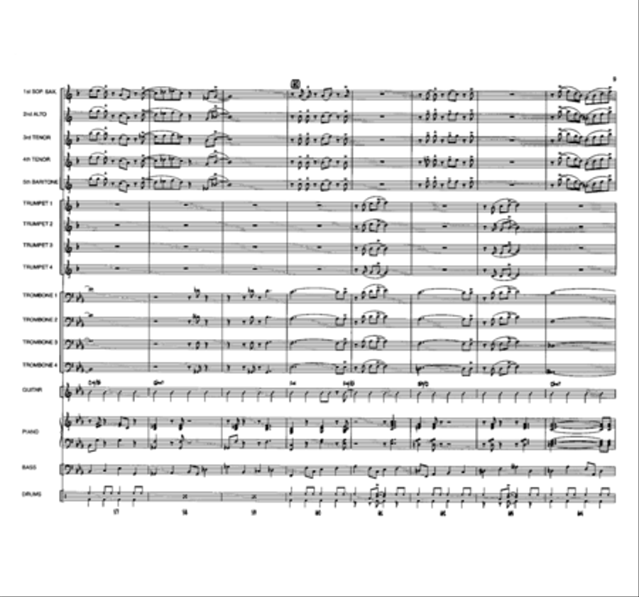 The Day We Called It A Night Jazz Ensemble scores gallery preview page 9
