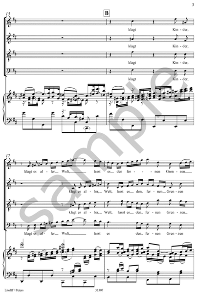 Klagt, Kinder (Lament, Children - Cothen Funeral Music, BWV 244a)