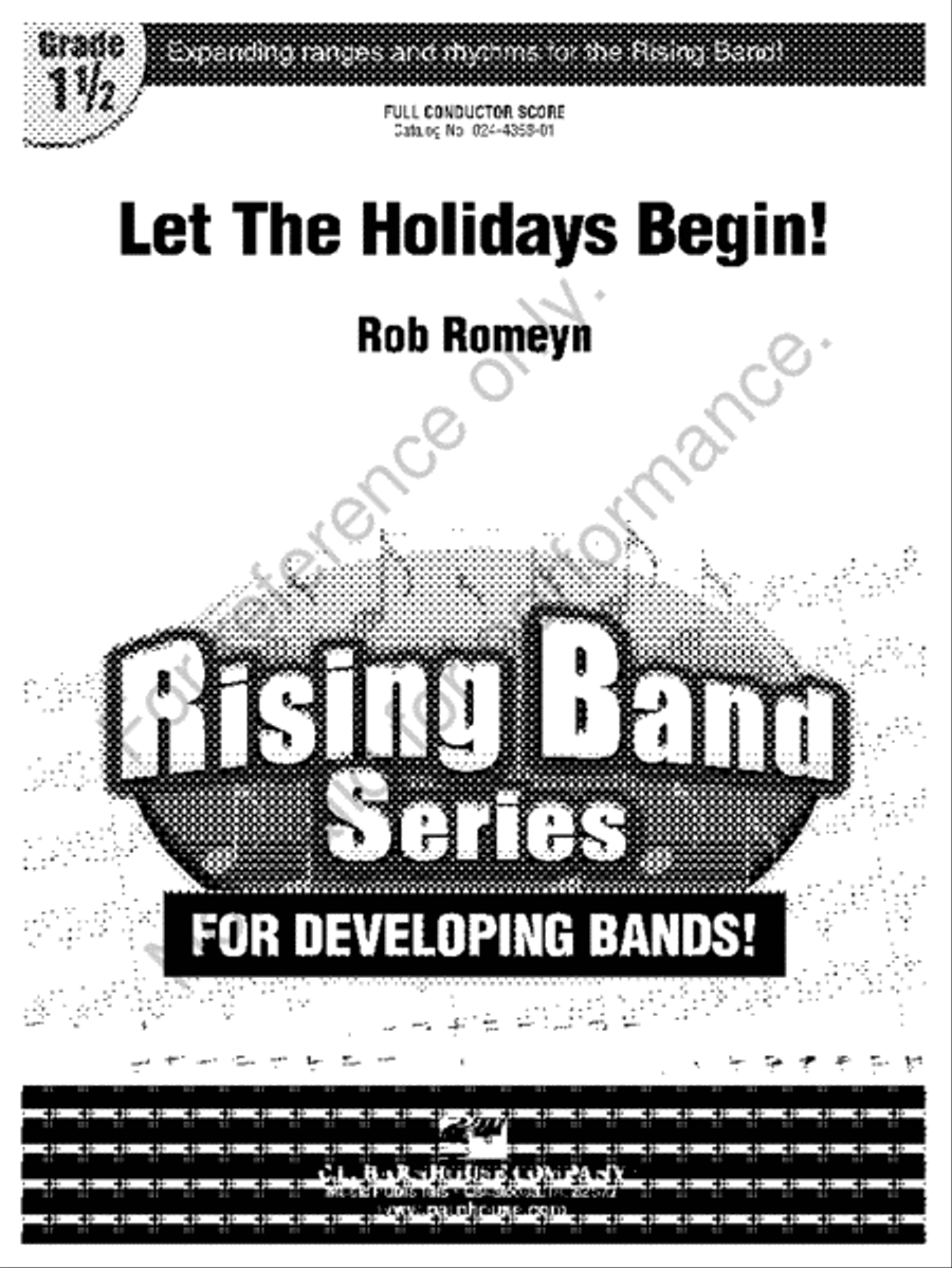 Let The Holidays Begin! Concert Band scores gallery preview page 2