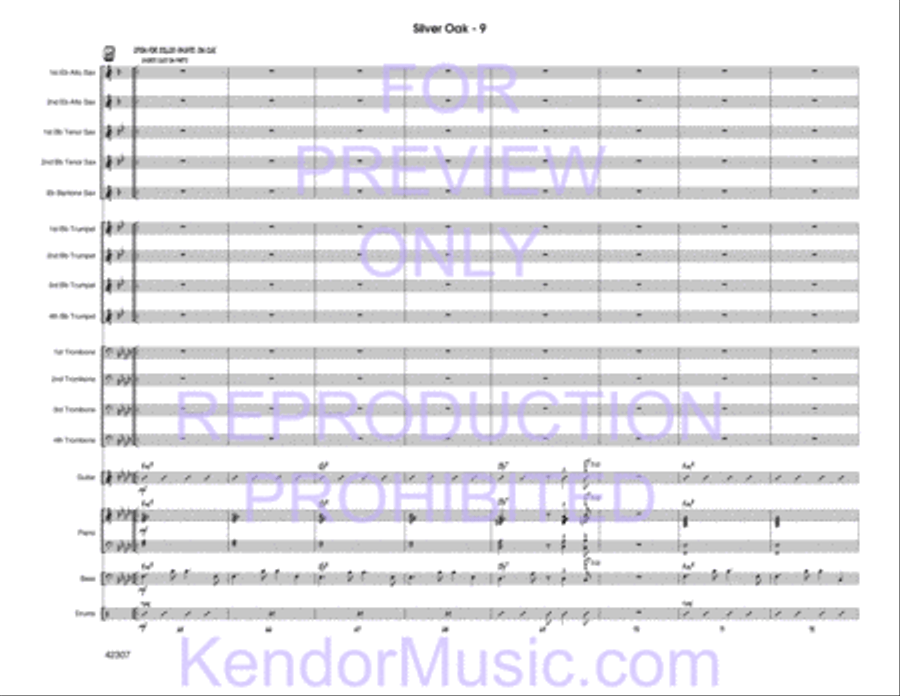 Silver Oak Silver Oak Jazz Ensemble scores gallery preview page 11