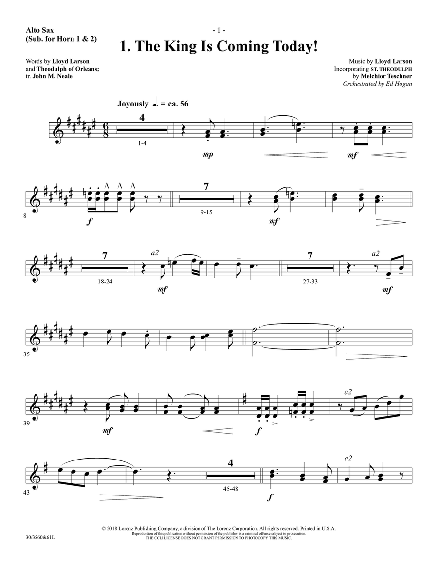 Hallelujah! What a Savior! - Printable Parts Choir scores gallery preview page 1