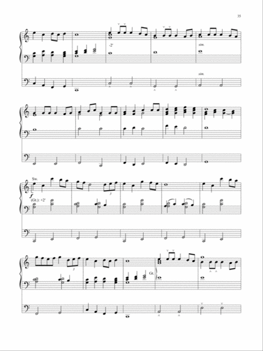 Lord of Glory: Organ Hymn Preludes Organ Solo scores gallery preview page 15