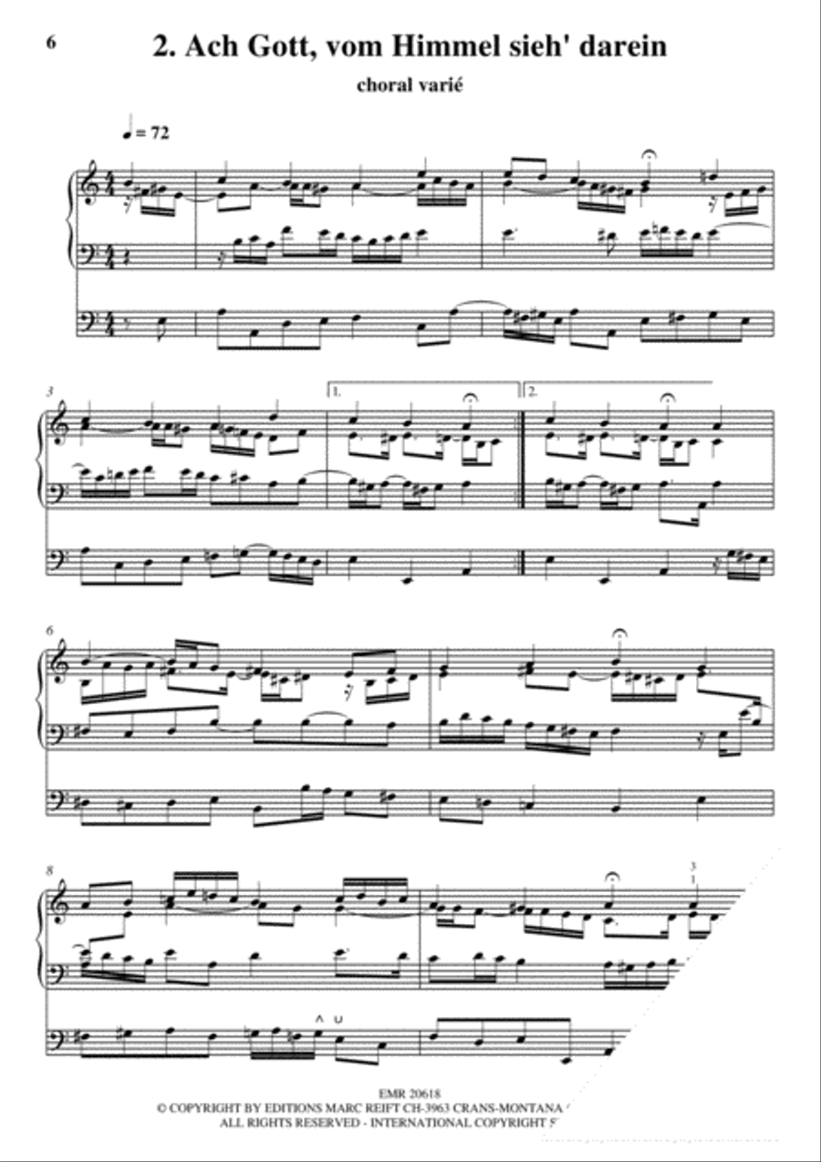 20 Preludes Organ scores gallery preview page 5