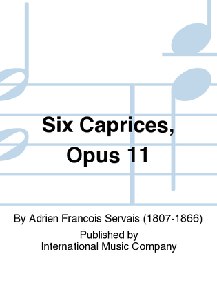 Six Caprices (With 2Nd Cello), Opus 11