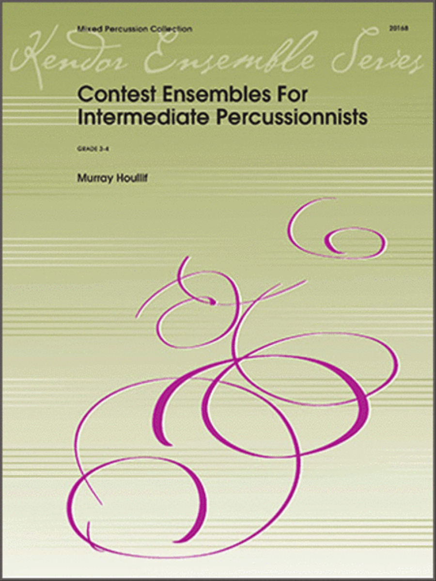 Contest Ensembles For Intermediate Percussionists Percussion scores gallery preview page 1