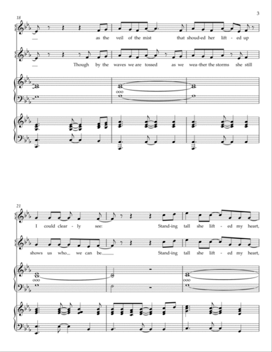 She Stands For Me 3-Part scores gallery preview page 3