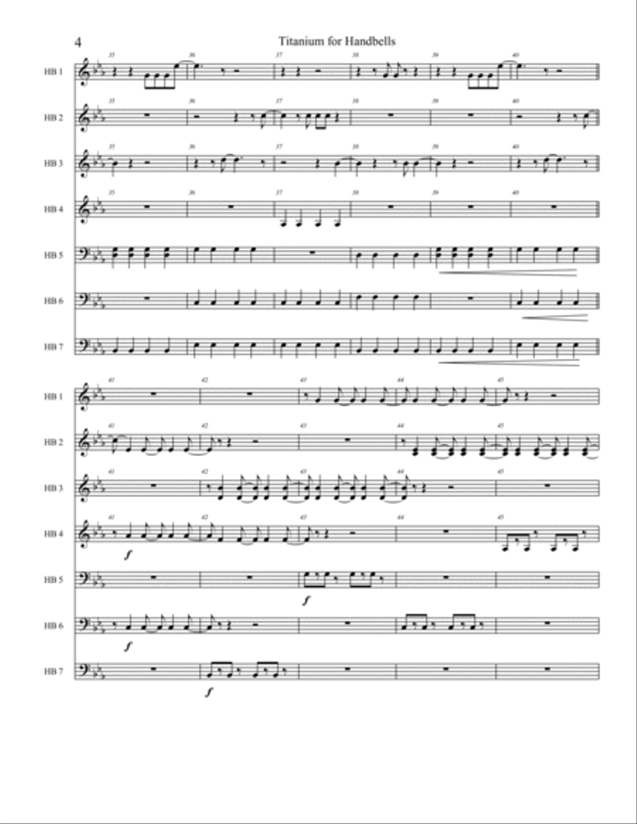 Titanium Percussion Ensemble scores gallery preview page 4
