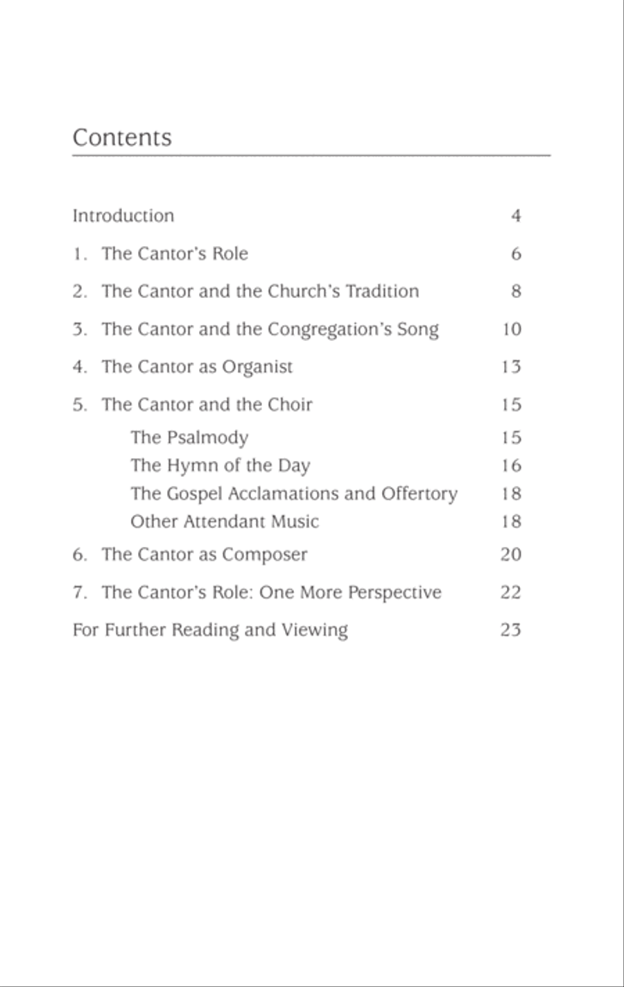 The Cantor in the Lutheran Tradition Sacred scores gallery preview page 4