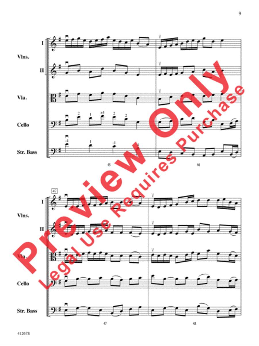 Paean String Orchestra scores gallery preview page 10