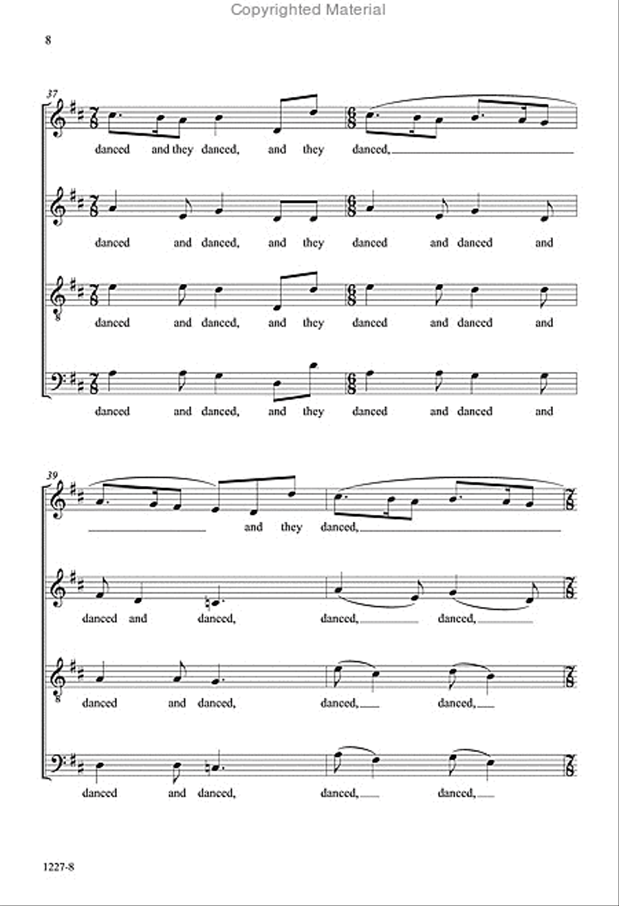 Celestial Dance - SATB divisi Octavo Divisi scores gallery preview page 7