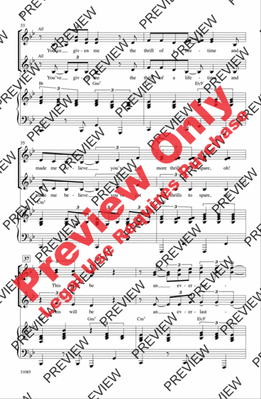 This Will Be (An Everlasting Love) Women's Choir scores gallery preview page 6