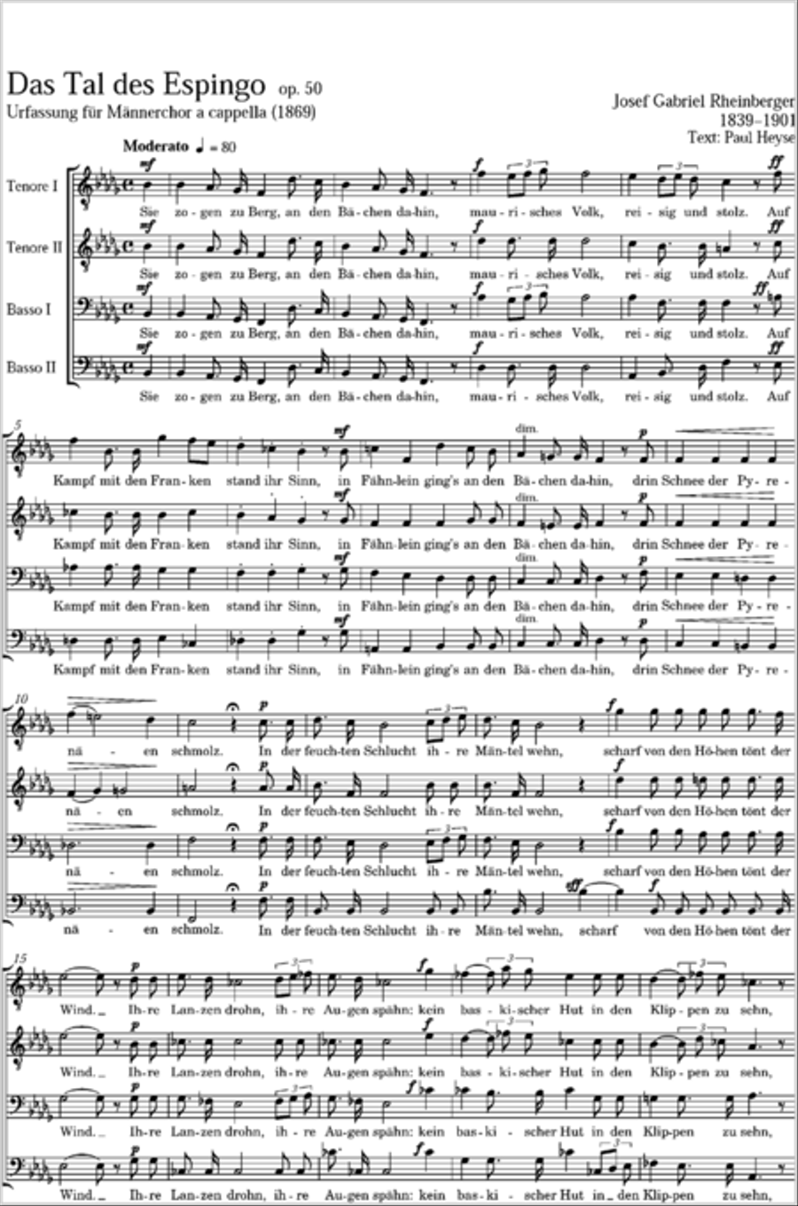 Das Tal des Espingo Das Tal des Espingo TTBB scores gallery preview page 2