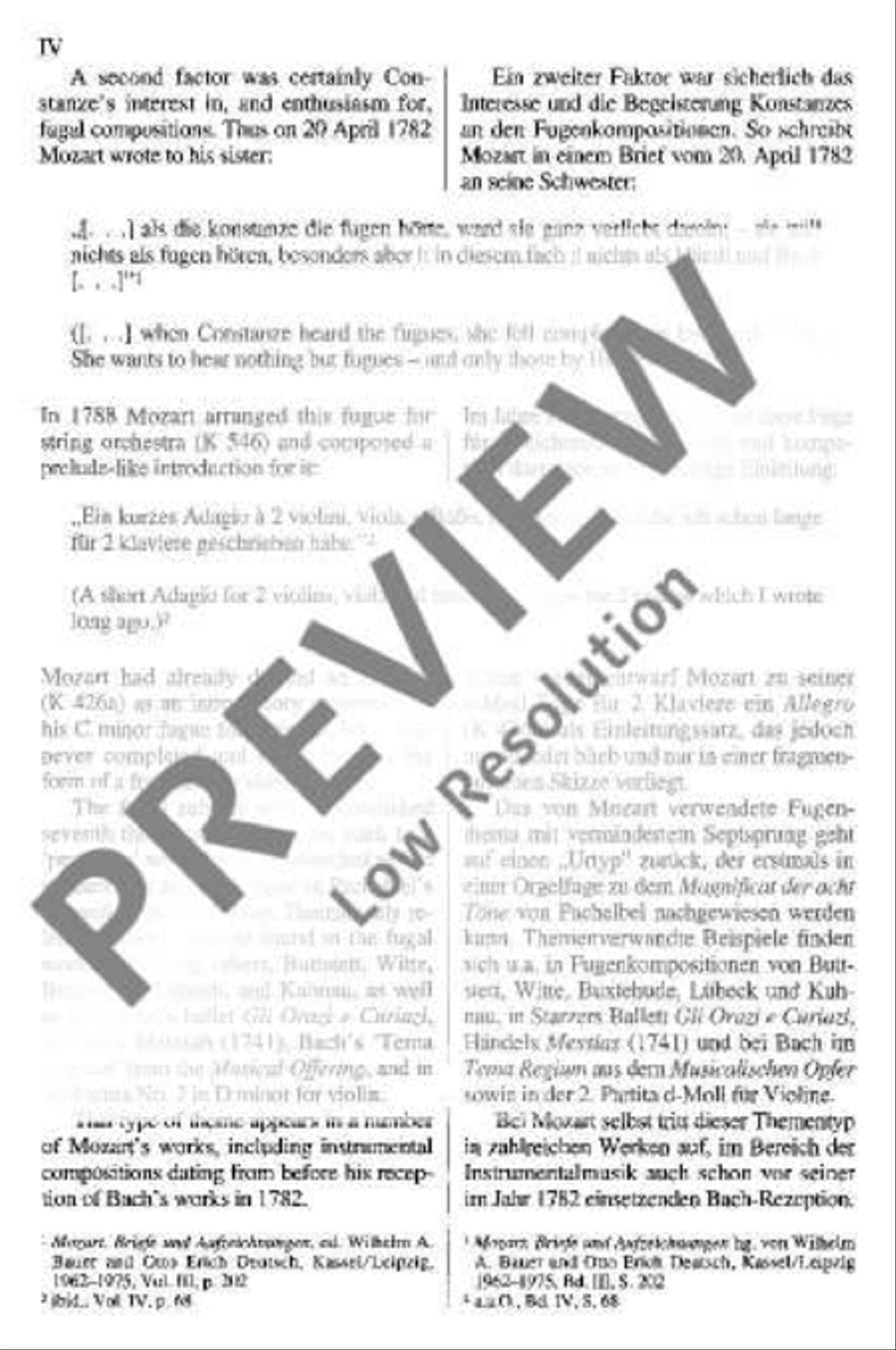 Adagio and Fugue C minor Miniature Score scores gallery preview page 5