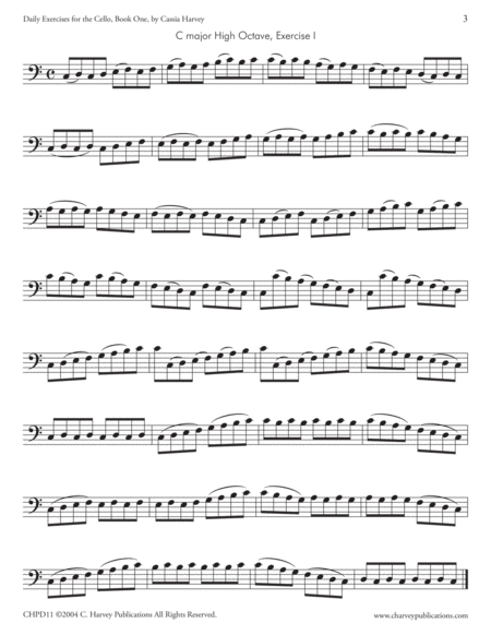 Daily Exercises for the Cello, Book One: First Position Closed