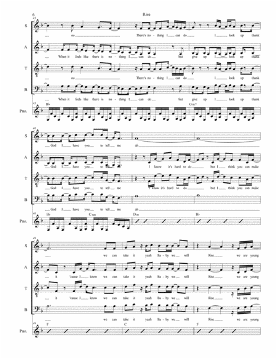 Rise 4-Part scores gallery preview page 6