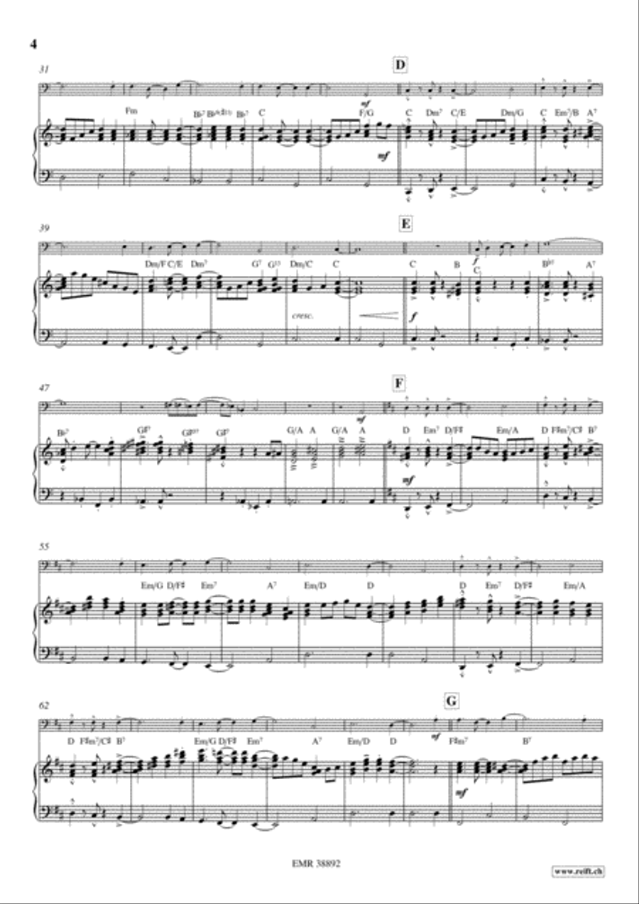 O Christmas Tree Piano Accompaniment scores gallery preview page 4