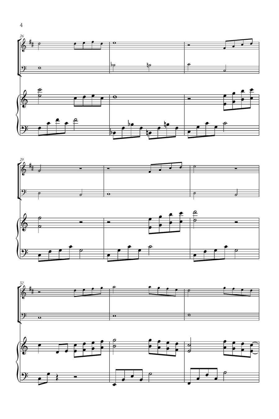 Beauty And The Beast Trumpet Duet scores gallery preview page 4