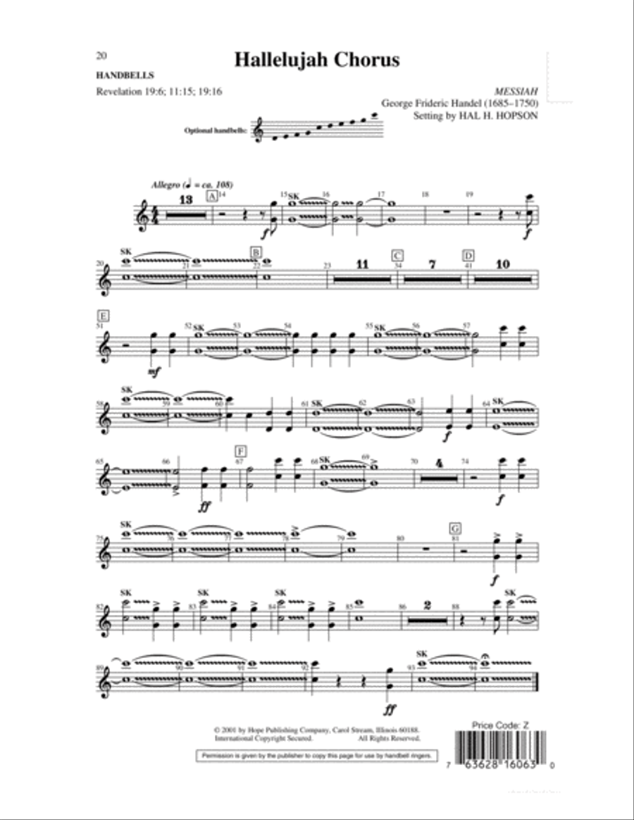 Hallelujah Chorus-SAB-Digital Download 3-Part scores gallery preview page 20