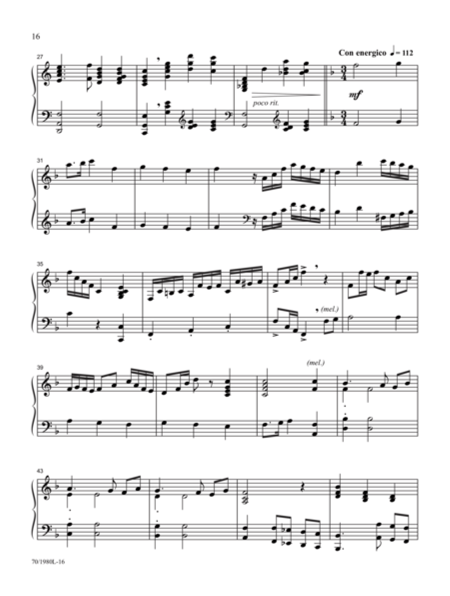 To God Alone Be Glory Piano Solo scores gallery preview page 12