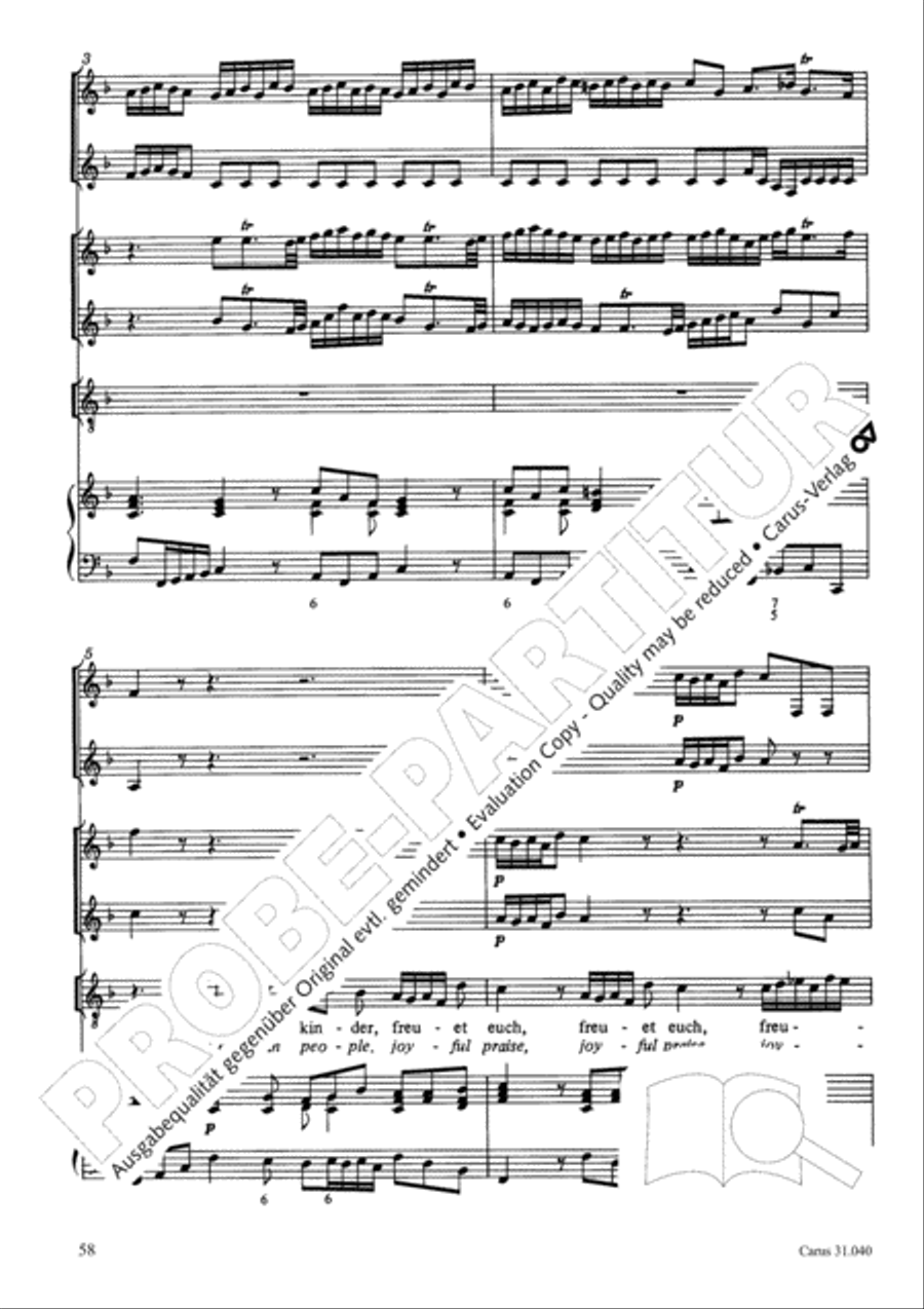 Christ was manifested for this purpose (Dazu ist erschienen der Sohn Gottes) ATB scores gallery preview page 59