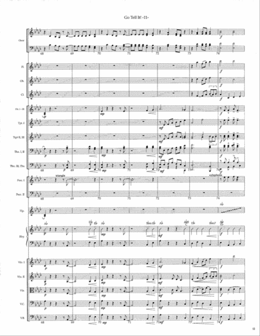 Go Tell It! SSATB scores gallery preview page 13
