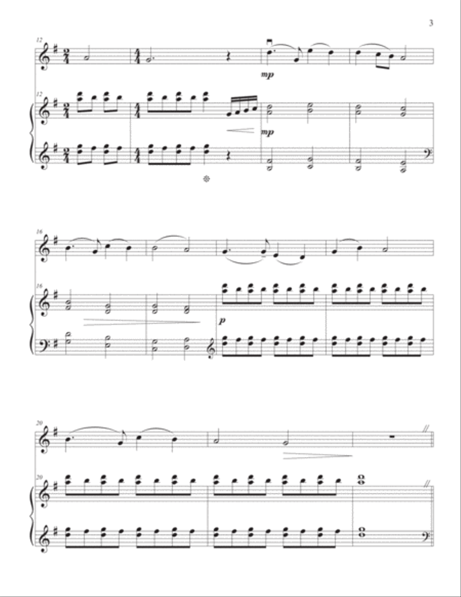 Joy Has Dawned Violin Solo scores gallery preview page 3