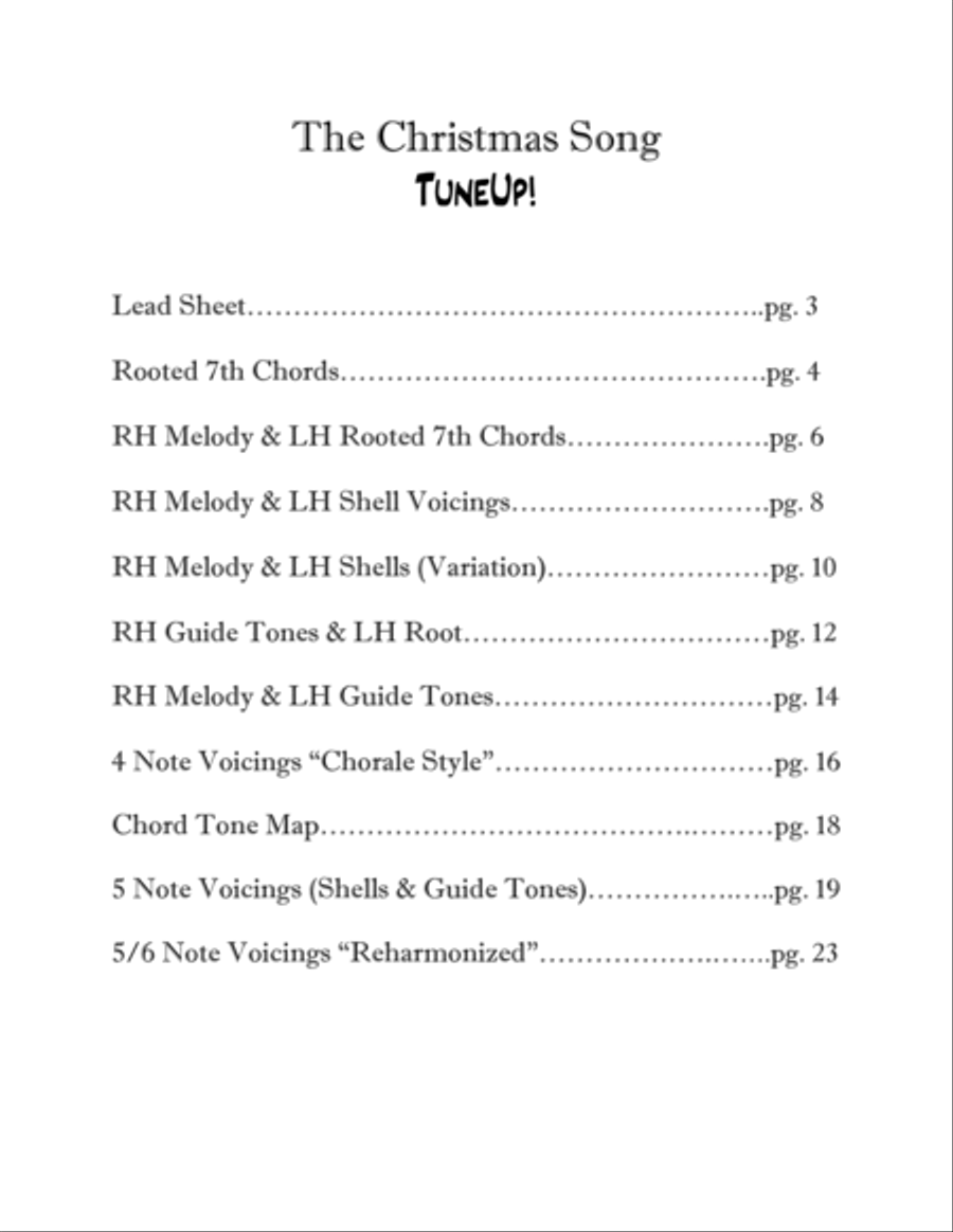 The Christmas Song (chestnuts Roasting On An Open Fire) Easy Piano scores gallery preview page 3