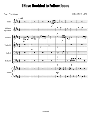No Rehearsal Music: I Have Decided (Easy Arrangement)