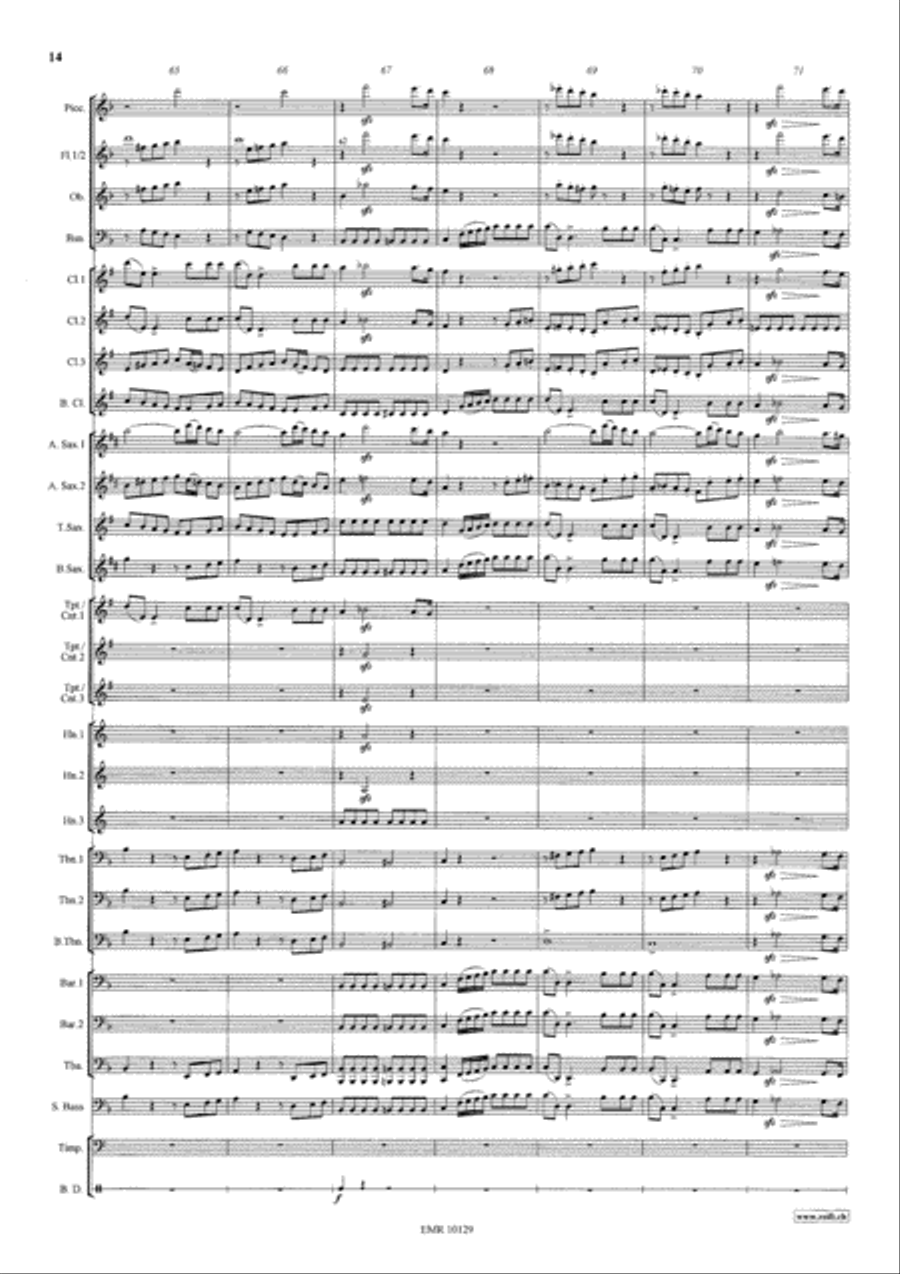 The Barber Of Seville Concert Band scores gallery preview page 15
