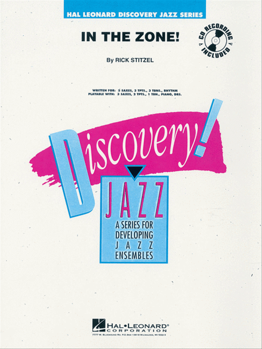 In the Zone! Jazz Ensemble scores gallery preview page 1