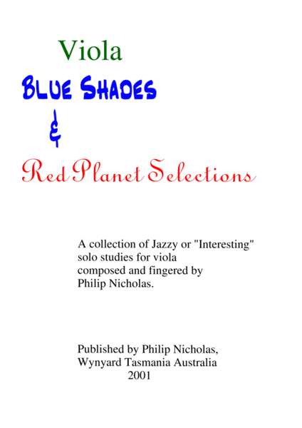 Blue Shades and Red Planet Selections for Viola