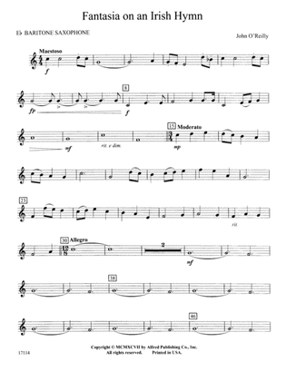 Fantasia on an Irish Hymn: E-flat Baritone Saxophone