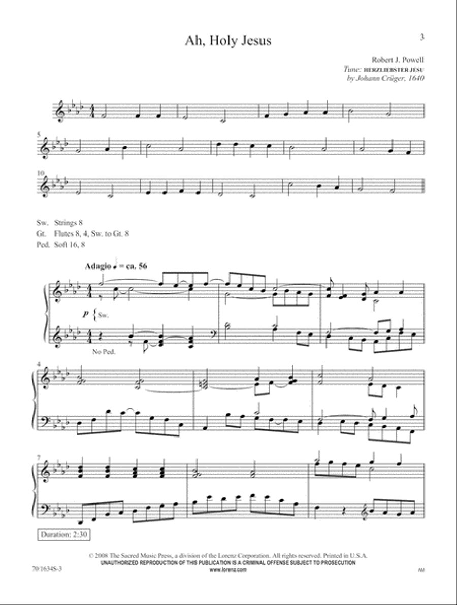 In the Cross of Christ In the Cross of Christ Organ scores gallery preview page 3