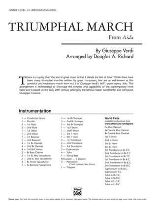Book cover for Triumphal March (from Aida): Score