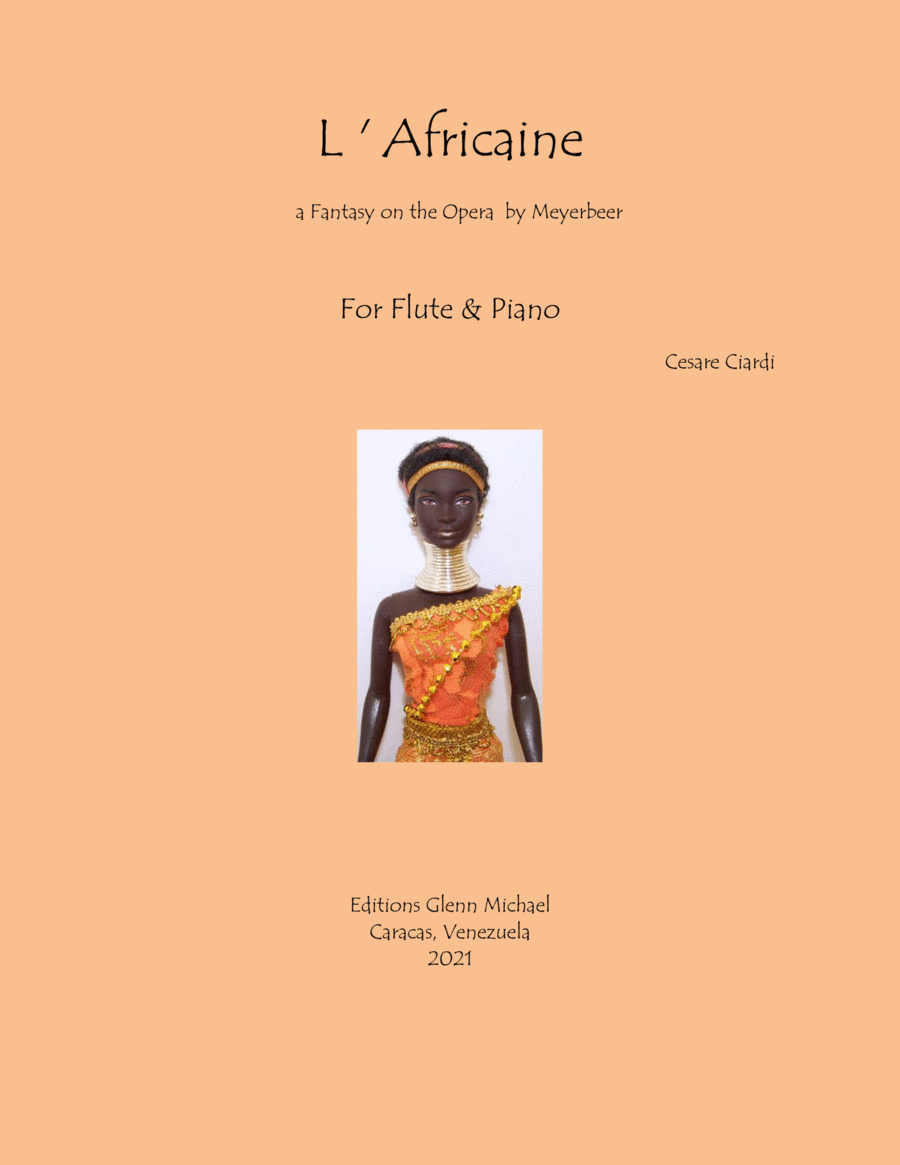 L'Africaine for Flute & Piano Flute Solo scores gallery preview page 1
