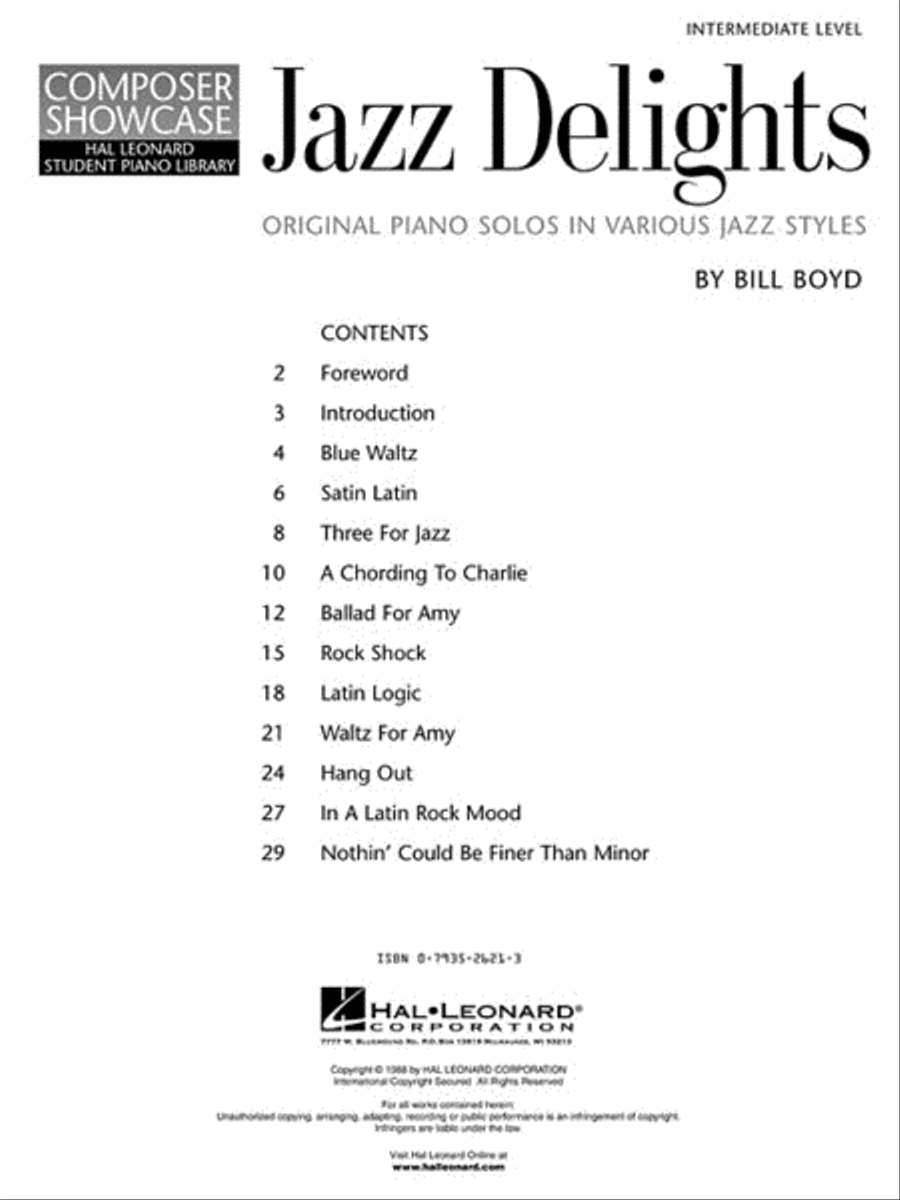 Jazz Delights Piano Method scores gallery preview page 2